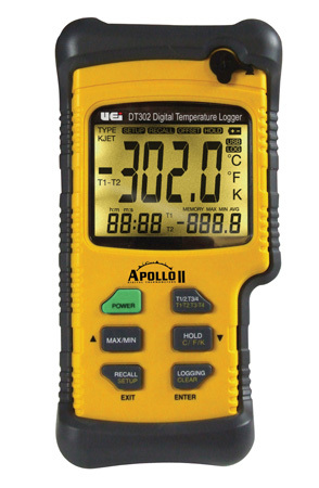 New uei apollo ii DT302 digital temp. logger - in box