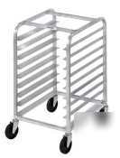 New under counter stainless steel bun pan rack