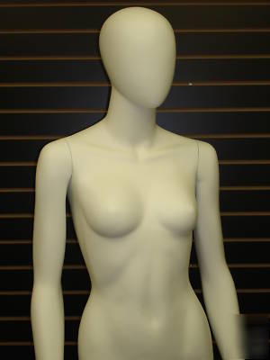 No face white color full size female mannequin rpf-2