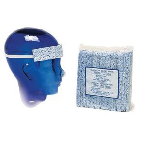 North 450-sb safety sweatbands elastic 33 pkgs of 25CT