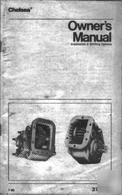 Owner's manual installation and shifting options 379135