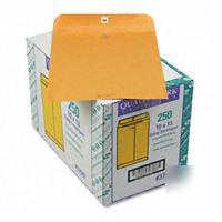 Quality park clasp envelopes, kraft, 28-lb., 10 x 13...
