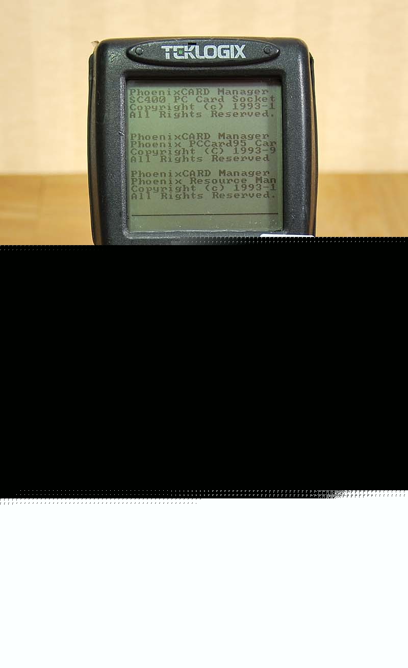 Teklogix 7035 barcode scanner handheld terminal #b