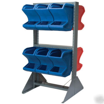 Akro-milsÂ® gravity hopper floor rack - # 31625RACK