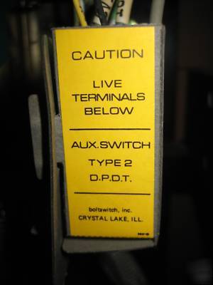 Bolt loc bolted pressure switch vl 3612 G5 3000 amp gnd