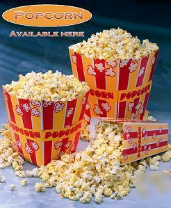 Ice cream van / truck sticker, popcorn sticker