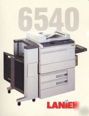 Lanier 6540 40 cpm copier w/adf and sorter