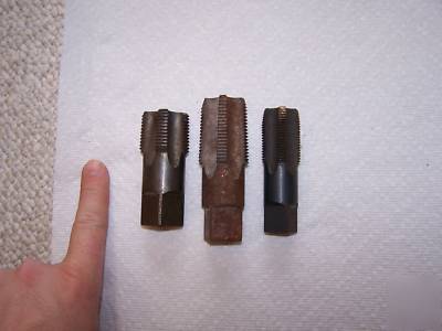 Machinist taps, end mills, 50 assorted