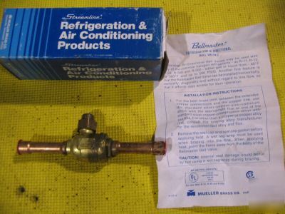 Mueller ballmaster refrigeration valve a-17261 nos