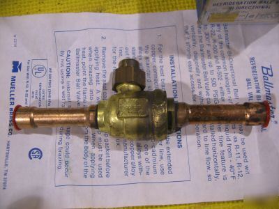 Mueller ballmaster refrigeration valve a-17261 nos