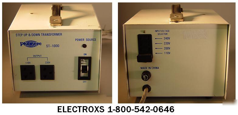 Philmore - st-1000 step up & down transformer