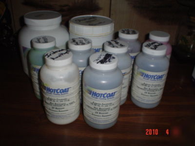 Powder coating powder variety of colors