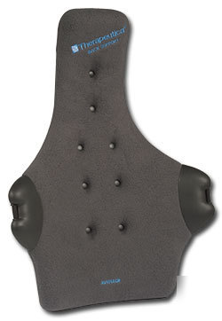 Therapeutica back support gray pad cushion average size