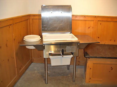 Winston fried chicken breading table food prep station 