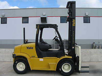 07' yale GDP135 veracitor lift truck fork forklift hilo