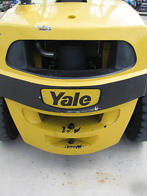 07' yale GDP135 veracitor lift truck fork forklift hilo