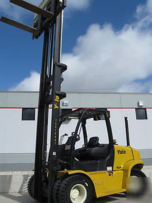 07' yale GDP135 veracitor lift truck fork forklift hilo