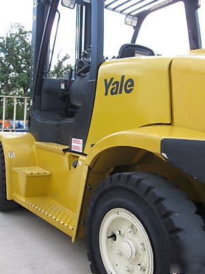 07' yale GDP135 veracitor lift truck fork forklift hilo