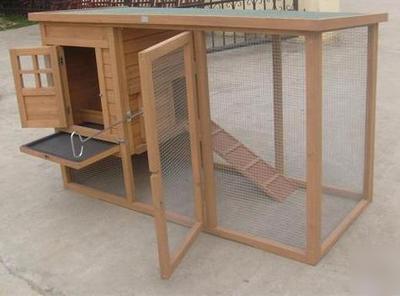 Chicken coop hen house poultry rabbit house 047 at