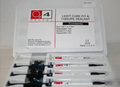 Dental supply, pits & fissure sealant composite, opaque