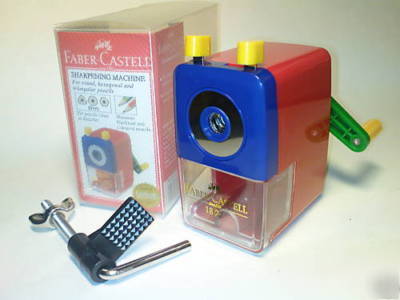 Faber-castell pencil sharpener red - manual desktop