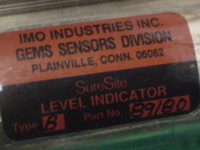 Gem sensors suresite magnetic liquid level indicator