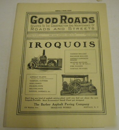Good roads 1916 construction magazine vol. 11 # 17