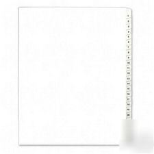 Kleer-fax 91901:printed 1-25 exhibit index dividers,ltr