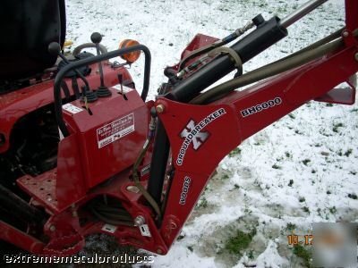 Kubota bx 24 bx 23 BT610 BH75 and woods backhoe thumb 