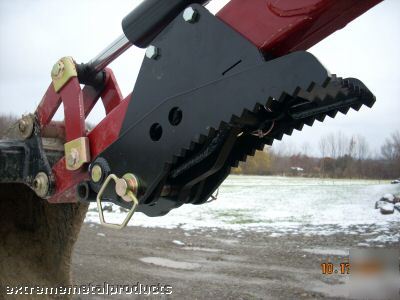 Kubota bx 24 bx 23 BT610 BH75 and woods backhoe thumb 