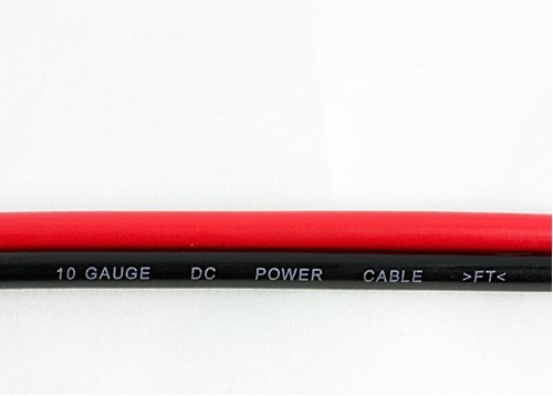 New 10 awg gauge red/black zip wire power supply cable