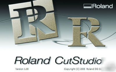 Roland cutstudio cd-software for vinyl cuters