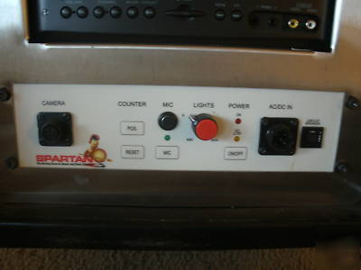 Spartan locator and color video system w/ 200 ft cable