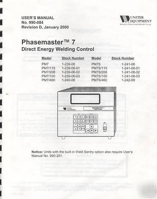 Welder-phasemaster 7-outfit