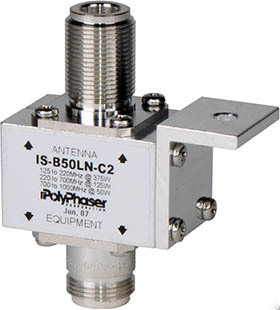Polyphaser coaxial surge protector is-B50LN-C2 w/cable