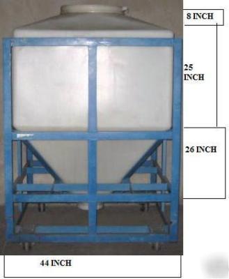 Pp polypropylene plastic load dispense transport tank
