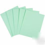 Staples 67 lb. cover stock, green, 490886 (db)