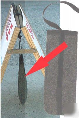 A frame ballast weight bag signboard wind accessory