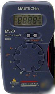 Mastech mini-size auto-range digital multimeter vom amm