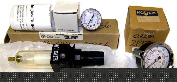 New lot 3 watts fluidair B35 air filter regulator gauge/ 