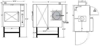 New ole hickory pits smoker model el-ec propane *** ***