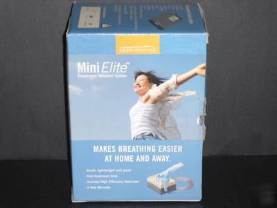 Respironics minielite compressor nebulizer & battery 