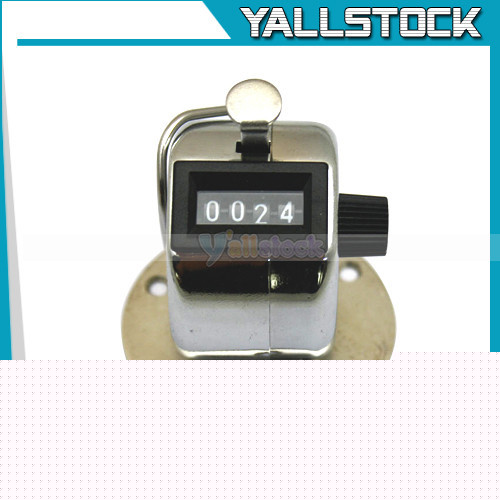 4 digits hand held tally counter numbers clicker golf 