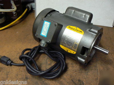 Baldor KL1205A industrial motor 1/3 hp 56C 115/230V 