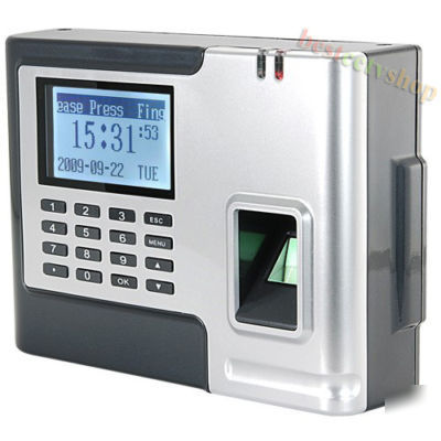 Biometric fingerprint time attendance system tcp/ip