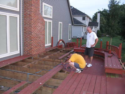 Cedar boards - complete 600 sq ft decking +frame lumber