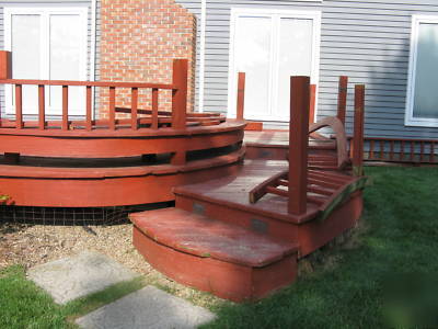 Cedar boards - complete 600 sq ft decking +frame lumber