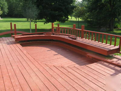 Cedar boards - complete 600 sq ft decking +frame lumber