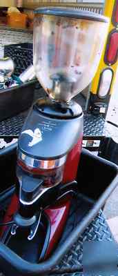 Crimson red espressa 3 group automatic espresso machine
