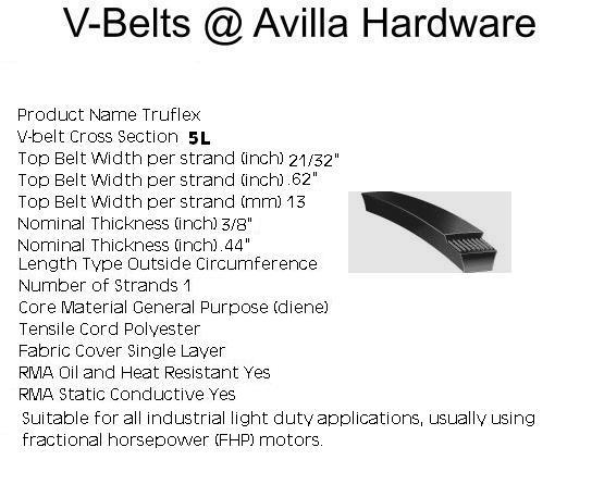 General utility v-belt 5L420 21/32